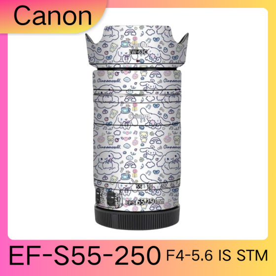 Lentes Canon EFS55-250F4-5.6 IS STM  - Pele câmera, adesivo câmera - com alta resistência a arranhões, à prova d'água e com design elegante.